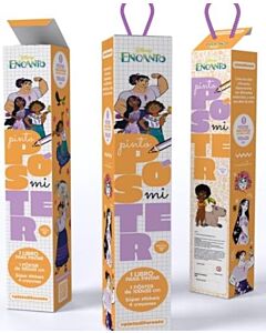 PINTO MI POSTER DISNEY ENCANTO LIBRO + POSTER + 6 CRAYONES