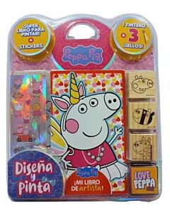 DISEÑA Y PINTA PEPPA PIG MI LIBRO DE ARTISTA