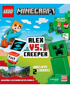LEGO MINECRAFT ALEX VS CREEPER INCLUYE 2 LIBROS Y MINIFIGURAS