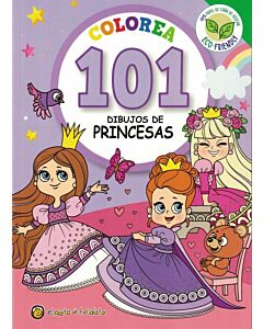 COLOREA 101 DIBUJOS DE PRINCESAS