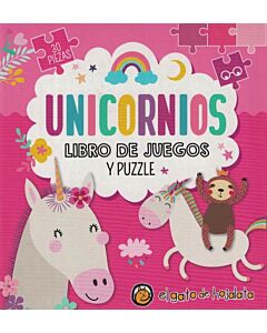 UNICORNIOS LIBRO DE JUEGOS Y PUZZLE