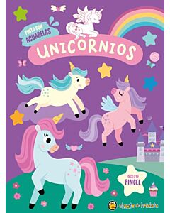 UNICORNIOS PINTO CON ACUARELAS