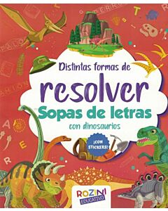 DISTINTAS FORMAS DE RESOLVER SOPAS DE LETRAS CON DINOSAURIOS