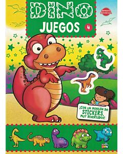 DINO JUEGOS CON STICKERS 4