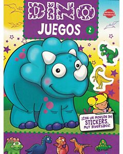 DINO JUEGOS CON STICKERS 2
