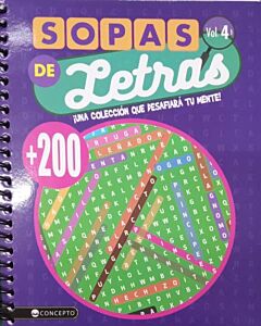 SOPA DE LETRAS VOL 4 MAS DE 200