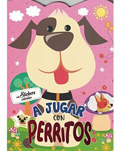 A JUGAR CON PERRITOS CON STICKERS COLORIDOS