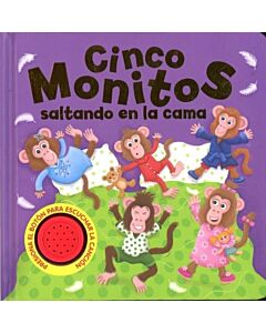 CINCO MONITOS SALTANDO EN LA CAMA