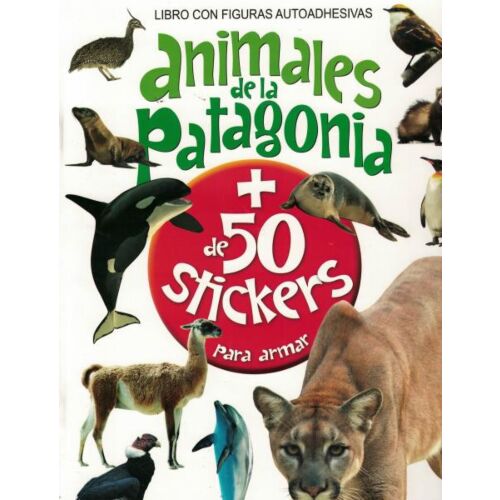 ANIMALES DE LA PATAGONIA + DE 50 STICKERS PARA ARMAR