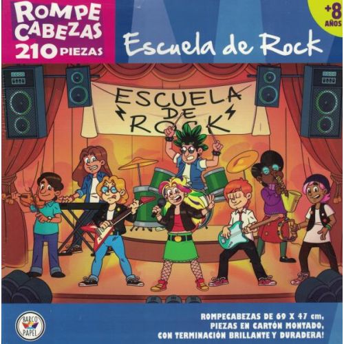 ESCUELA DE ROCK ROMPECABEZAS 210 PIEZAS