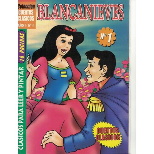 BLANCA NIEVES CUENTOS CLASICOS PARA LEER Y PINTAR