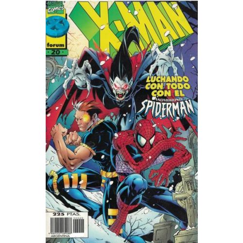 X-MAN VOL 20 LUCHANDO CON TODO CON EL ASOMBROSO SPIDERMAN