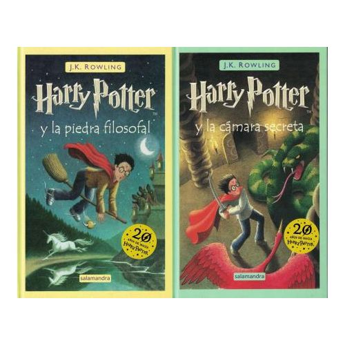 PACK HARRY POTTER TAPA DURA 1 Y 2