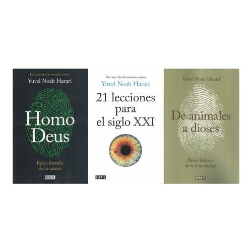 PACK HARARI | DE ANIMALES A DIOSES + HOMO DEUS + 21 LECCIONES PARA EL SIGLO XXI