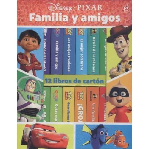 MI PRIMER BIBLIOTECA DISNEY PIXAR FAMILIA Y AMIGOS