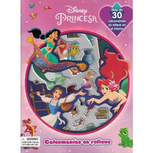 DISNEY PRINCESAS CALCOMANIAS EN RELIEVE