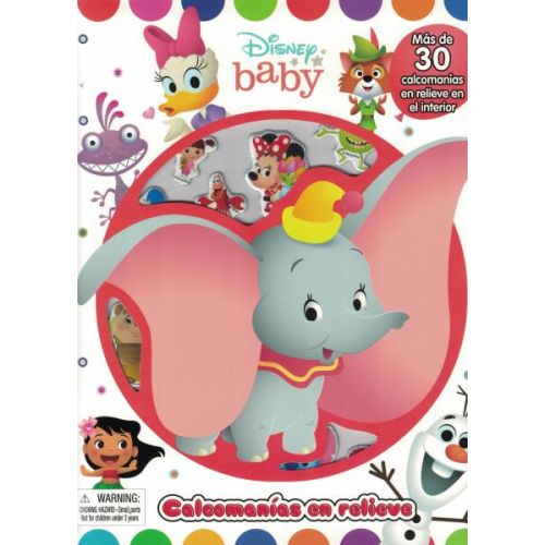 DISNEY BEBE CALCOMANIAS EN RELIEVE