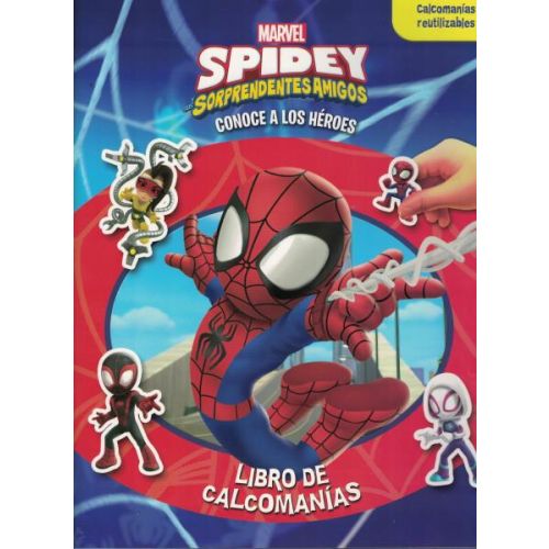 MARVEL SPIDEY Y SUS SORPRENDENTES AMIGOS LIBROS DE CALCOMANIAS