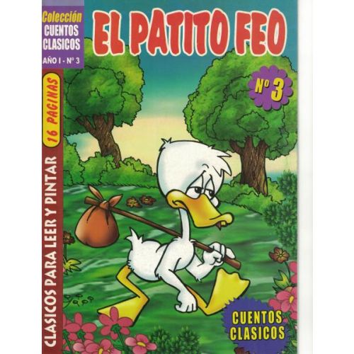 PATITO FEO, EL CUENTOS CLASICOS PARA LEER Y PINTAR