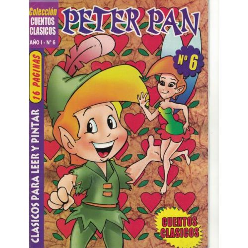 PETER PAN CUENTOS CLASICOS PARA LEER Y PINTAR