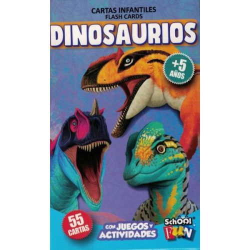 DINOSAURIOS CARTAS INFANTILES CON JUEGOS Y ACTIVIDADES