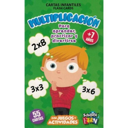 MULTIPLICACION CARTAS INFANTILES CON JUEGOS Y ACTIVIDADES