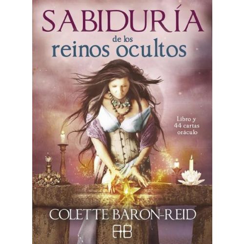 SABIDURIA DE LOS REINOS OCULTOS LIBRO Y 44 CARTAS ORACULO