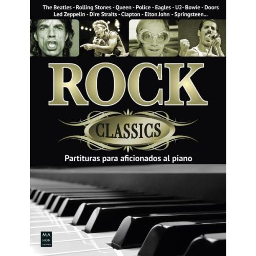 ROCK CLASSICS PARTITURAS PARA AFICIONADOS AL PIANO