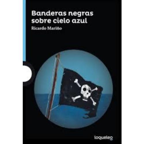 BANDERAS NEGRAS SOBRE CIELO AZUL