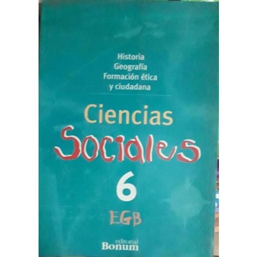 CIENCIAS SOCIALES 6 EGB