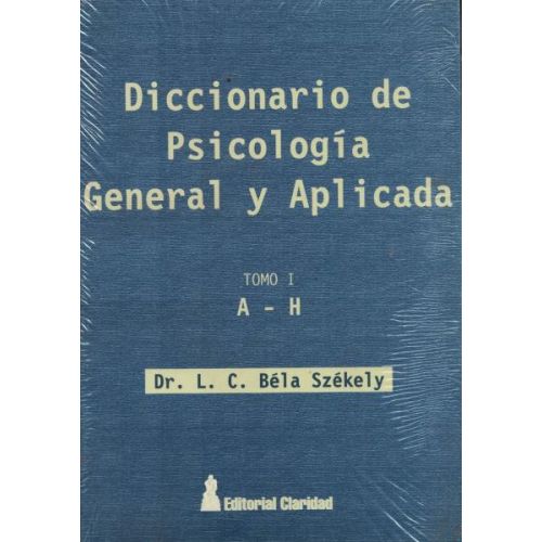 DICCIONARIO DE PSICOLOGIA GENERAL Y APLICADA  2 TOMOS