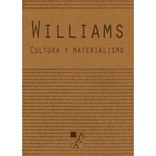 CULTURA Y MATERIALISMO