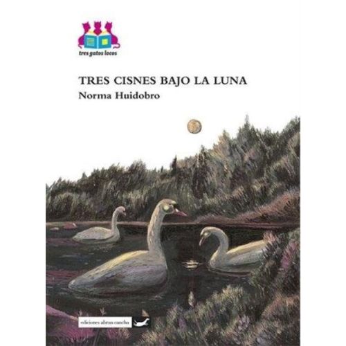 TRES CISNES BAJO LA LUNA