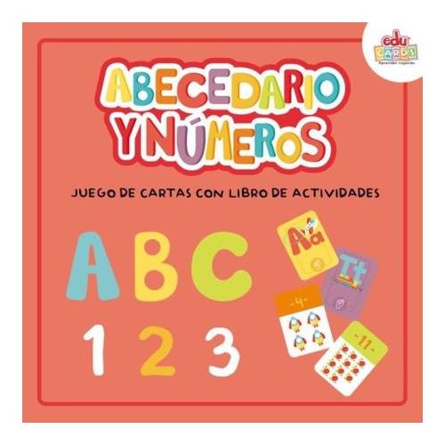 ABECEDARIO Y NUMEROS JUEGO DE CARTAS CON LIBRO DE ACTIVIDADES