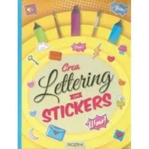 CREA LETTERING CON STICKERS