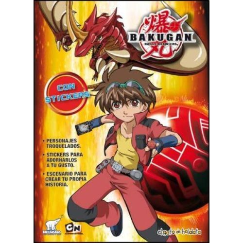 BAKUGAN EN ACCION C/STICKERS