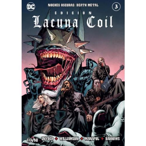 BATMAN NOCHES OSCURAS DEATH METAL VOL 3 EDICION LACUNA COIL