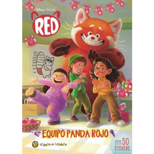 RED EQUIPO PANDA ROJO DISNEY CON 50 STICKERS