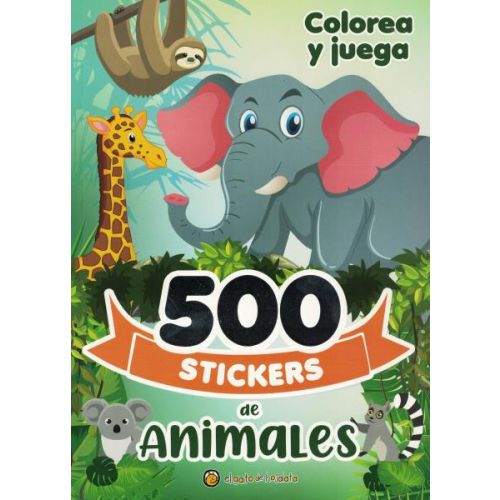 500 STICKERS DE ANIMALES