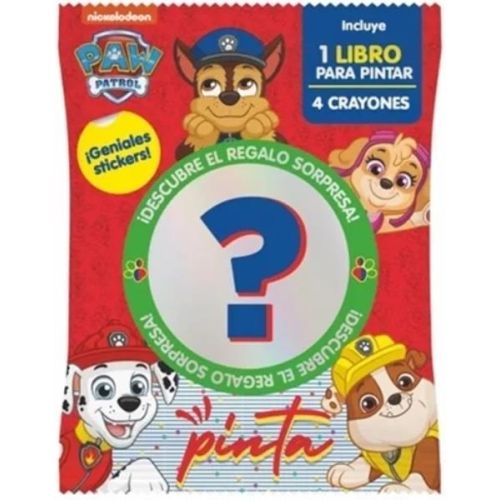 PINTA PAW PATROL MINI SORPRESA