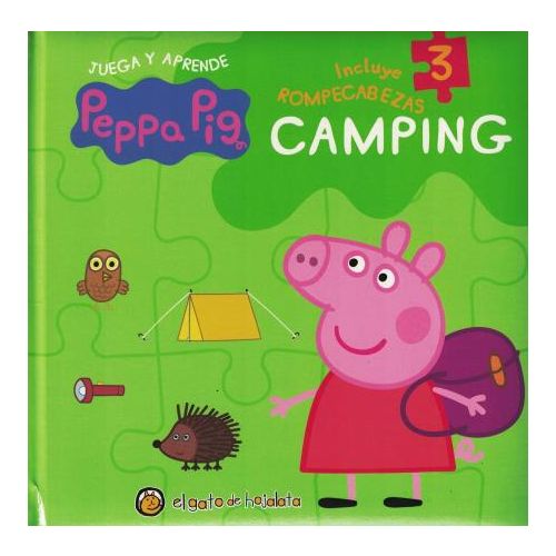 CAMPING PEPPA PIG INCLUYE ROMPECABEZAS