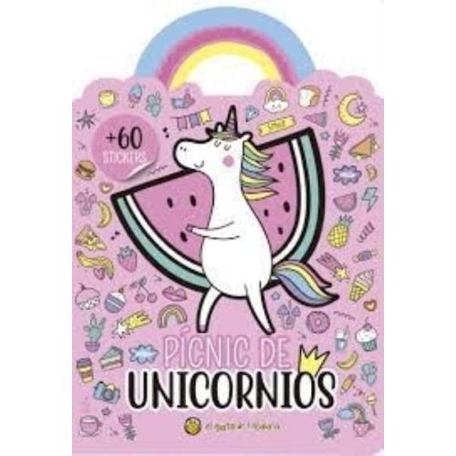 PICNIC DE UNICORNIOS CON 60 STICKERS