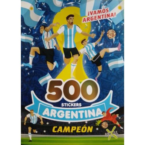 500 STICKERS ARGENTINA CAMPEON