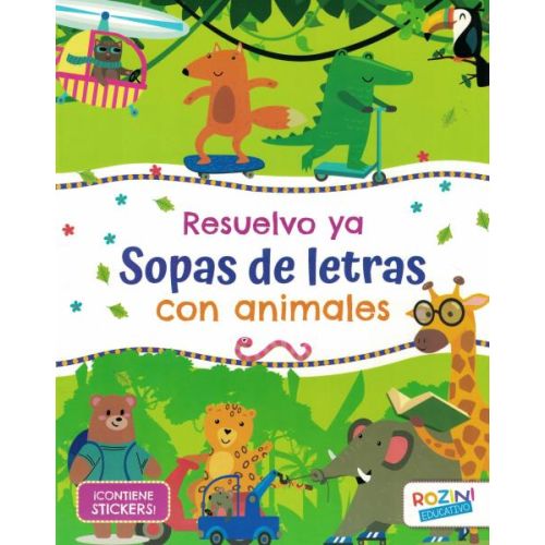 DISTINTAS FORMAS DE RESOLVER SOPA DE LETRAS CON ANIMALES