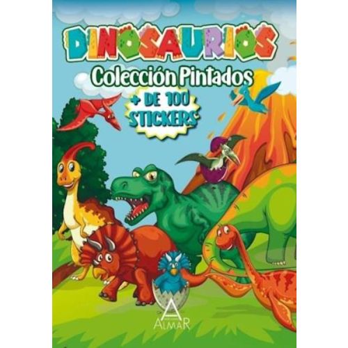 DINOSAURIOS + DE 100 STICKERS