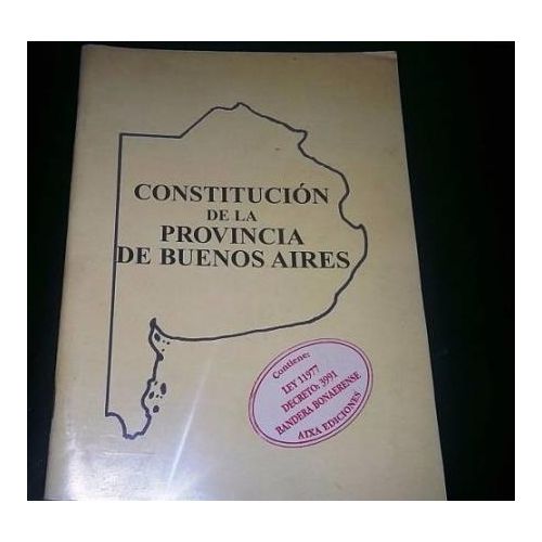 CONSTITUCION DE LA PROVINCIA DE BUENOS AIRES