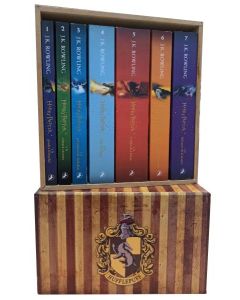 PACK HARRY POTTER SAGA COMPLETA 1-7 MAS CAJA HUFFLEPUFF