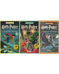 PACK HARRY POTTER 1 2 Y 3 TAPA DURA