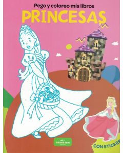 PEGO Y COLOREO MIS LIBROS PRINCESAS