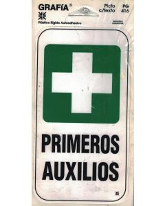 CARTEL SEÑALETICA PRIMEROS AUXILIOS